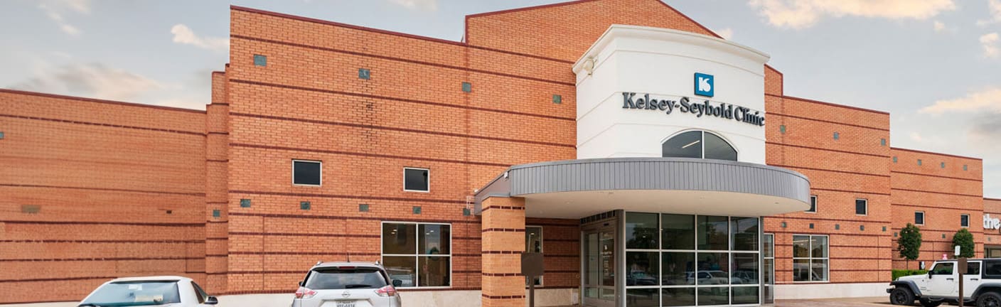 Exterior shot of a Kelsey-Seybold Clinic location.